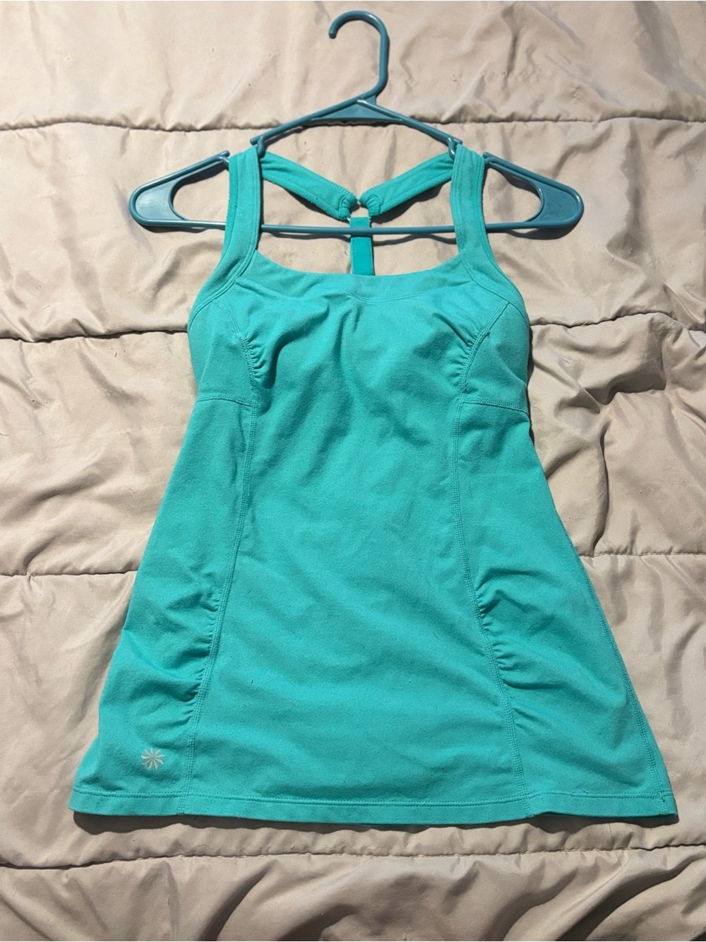 Athleta Teal Racerback Active tank top